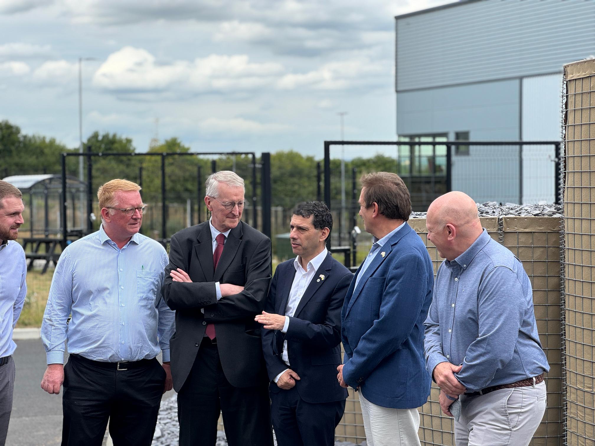 DIRICKX Systems Management Team With Mps Alex Sobel & Hilary Benn