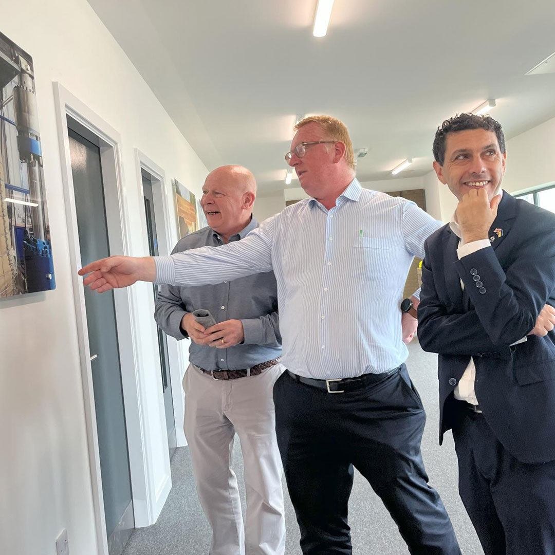 Alex Sobel Mp At Dirickx Systems Opening Square