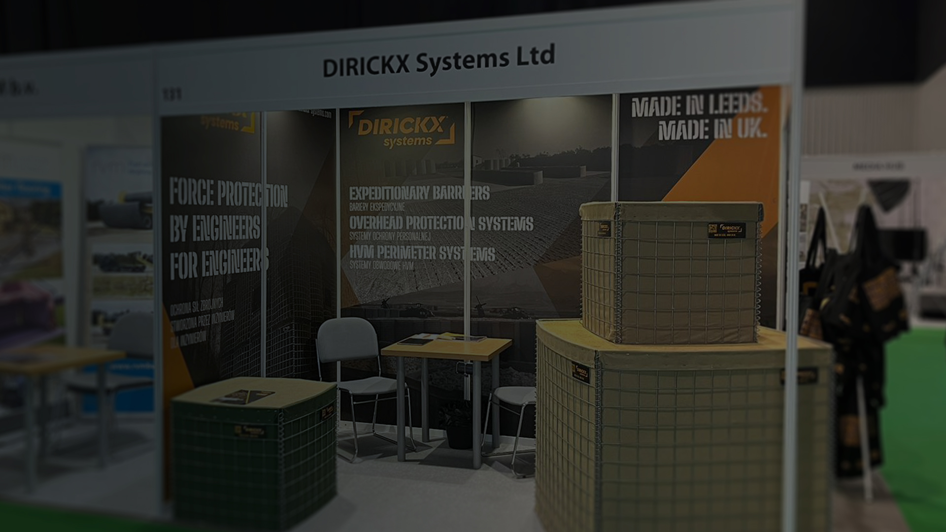 DIRICKX Systems CEL Booth Dark